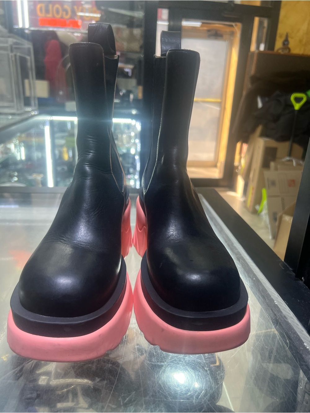 Women’s Botteg Veneta Chelsea Platform Boots